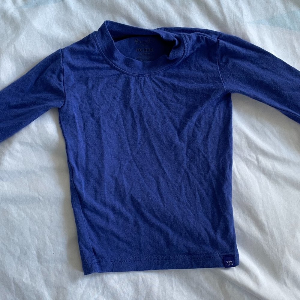 🔥6/$10🔥 Vaenait Baby Long-Sleeved Shirt, 6-12 Months, Tencel Modal, Blue